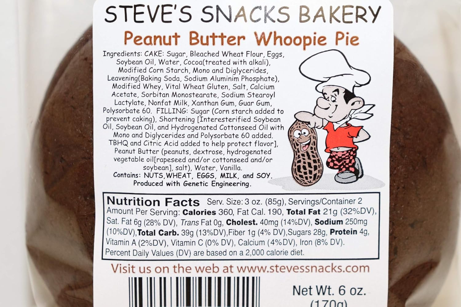 Box of Maine Peanut Butter Whoopie Pie - 8 Count
