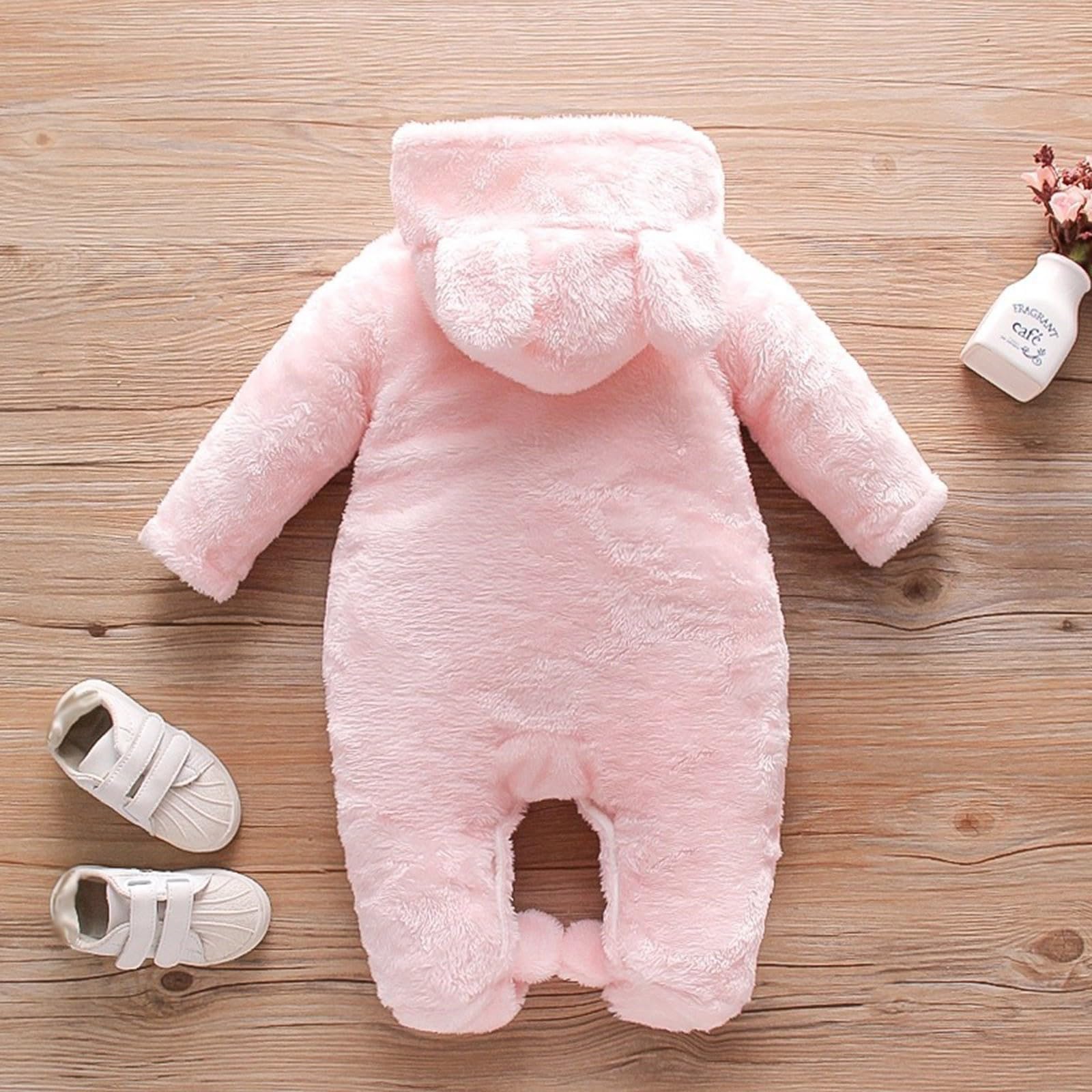 Baby Jongens Meisjes Katoenen Romper Lange Mouwen Hooded Rits Jumpsuit Bodysuit Baby Fall Kleding Pyjama Outfit Groen 66 3-6 maanden