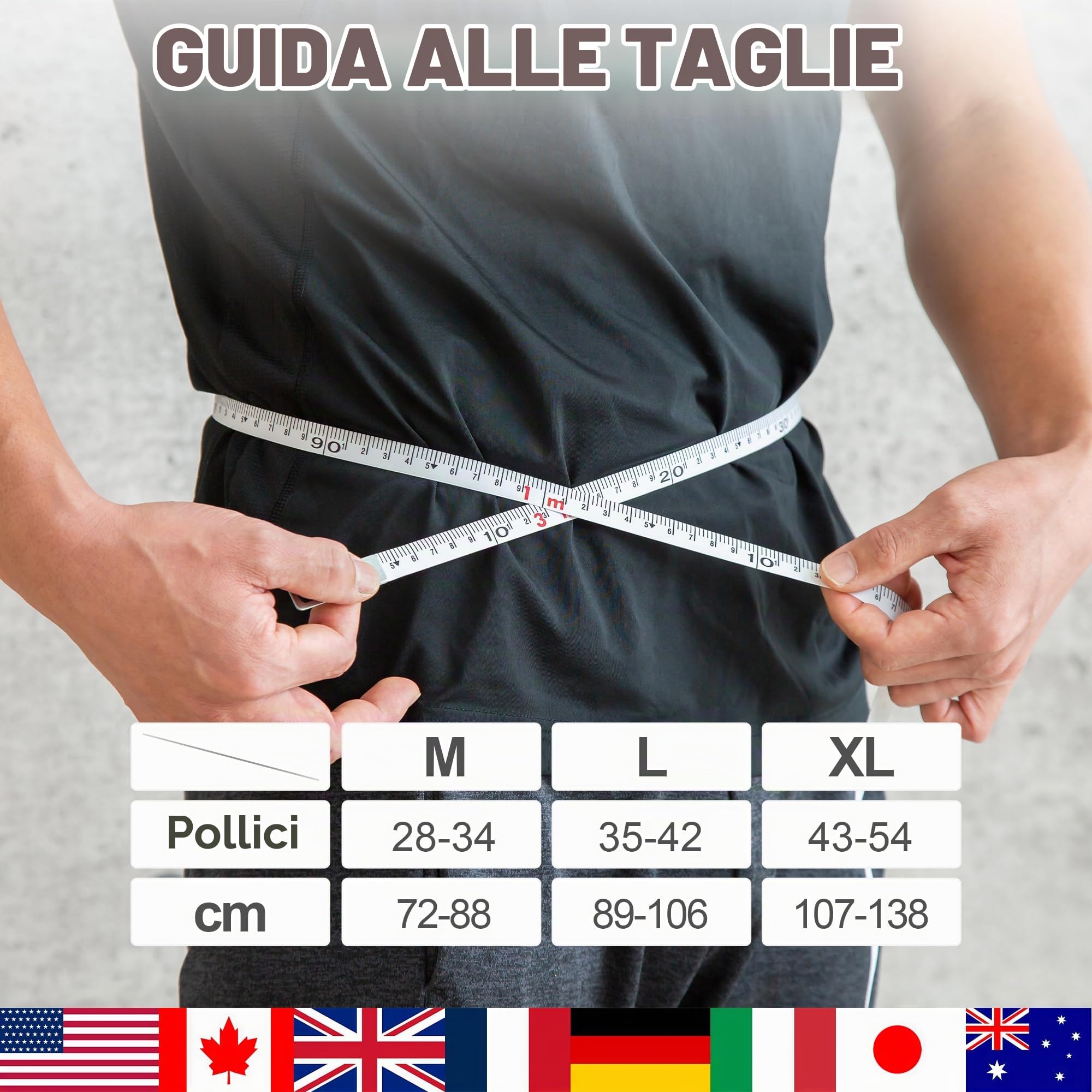 Cintura per ernia ombelicale - Per uomini e donne - Fascia per ernia addominale per il supporto dell'ombelico, aiuta ad alleviare il dolore - per ernia incisionale, ventrale