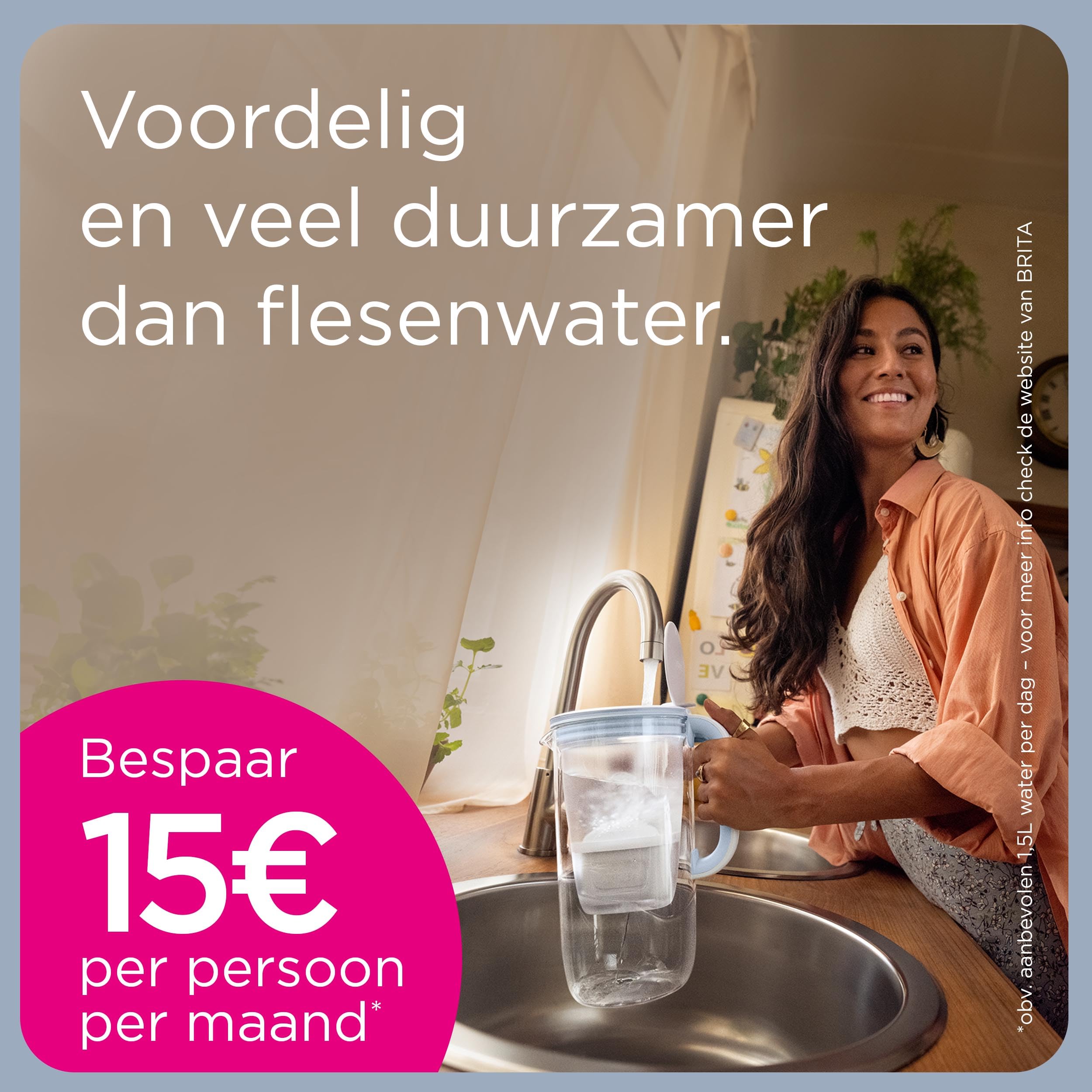 BRITA Marella Waterfilterkan 2,4L - Blauw - incl. 1 MAXTRA PRO ALL-IN-1