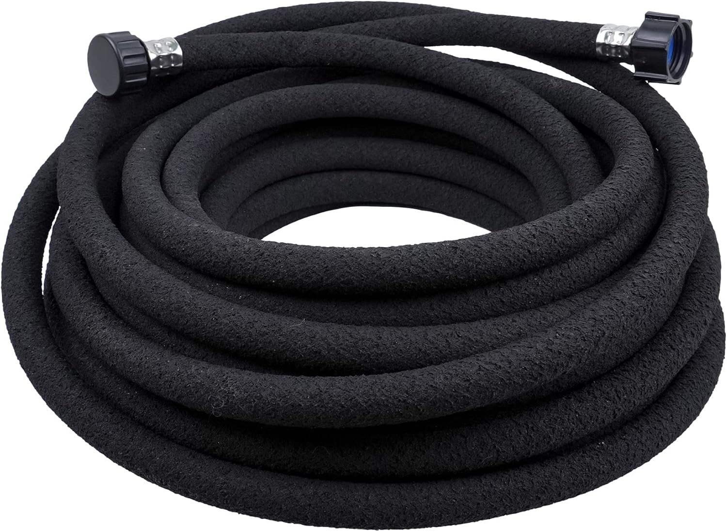 Heavy Duty Rubber Soaker Hose 1/2 in x 50 FT Dripping Water Hose 70% Water Saving Perfect for Garden Flowers Beds