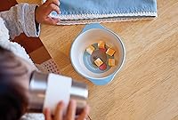 Vista 6 de Red Rover Juego de 4 cuencos infantiles de bambú de animales multicolor