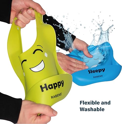 Miniatura 5 de MY FIRST EMOTIONS - Juego de 2 baberos de silicona