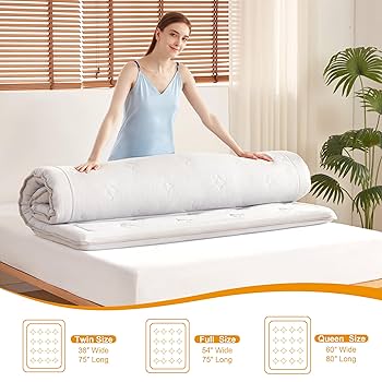 Amazon.com: Lazyzizi Japanese Floor Mattress Topper, 4