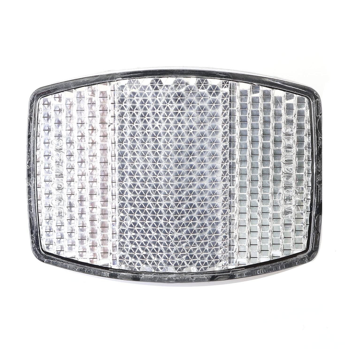 Handlebar Mount Safe Bicycle Reflector Reflective Front Rear Warning Light Bike Accessories, White