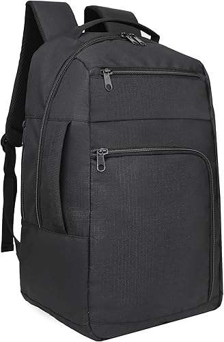 Mochila de viaje para laptop, mochila de negocios para hombres y mujeres, mochila universitaria resistente al agua para laptop de 17 pulgadas, Negro