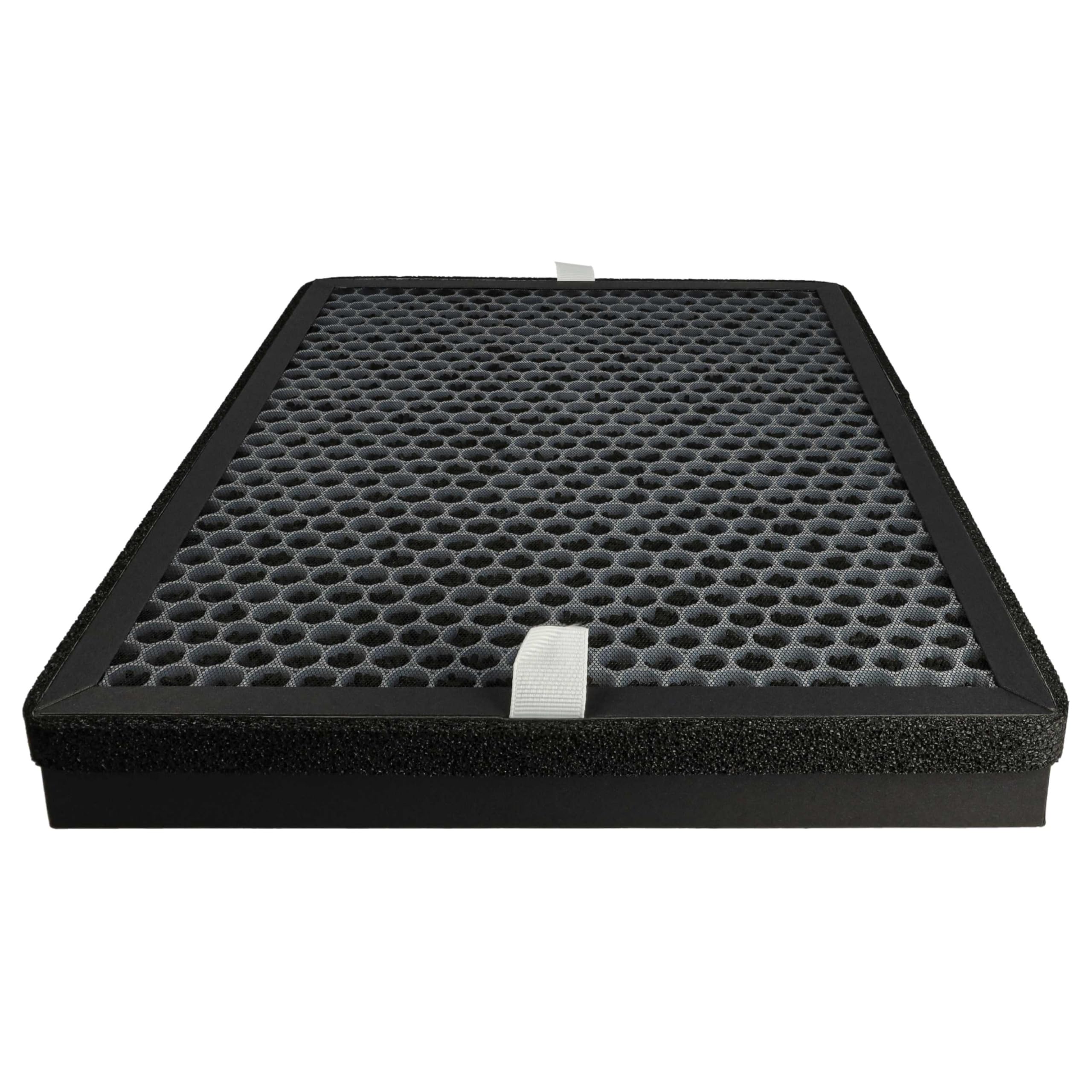 vhbw 2x Filtro de aire compatible con Rowenta Pure Air Genius PU3080, Genius PU3080F0 purificador - Filtro combi carbón activo + Allergy+