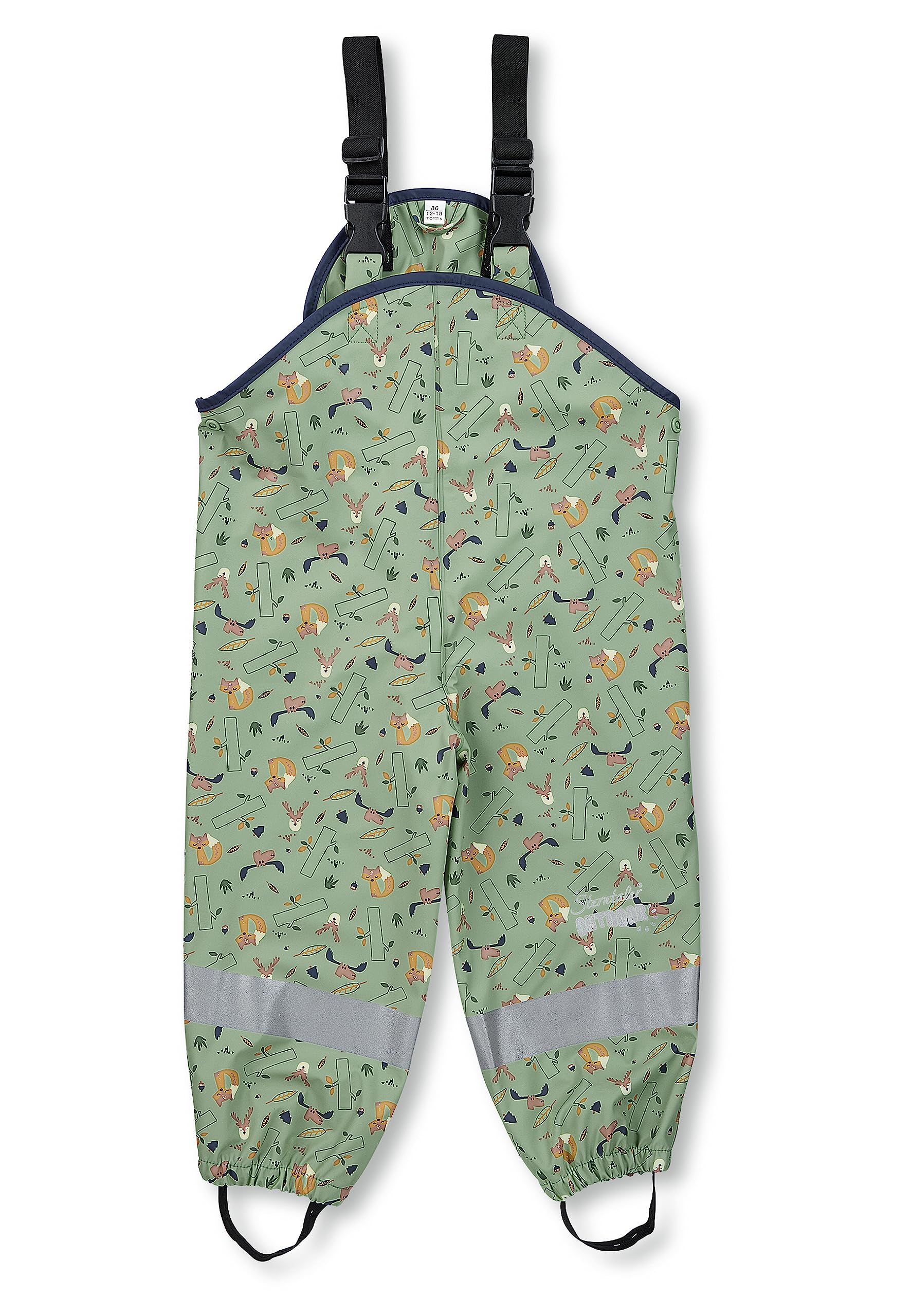 Sterntaler Pantalones Impermeables con Diseño de Animales del Bosque - Pantalones Impermeables con diseño de Animales del Bosque Niños