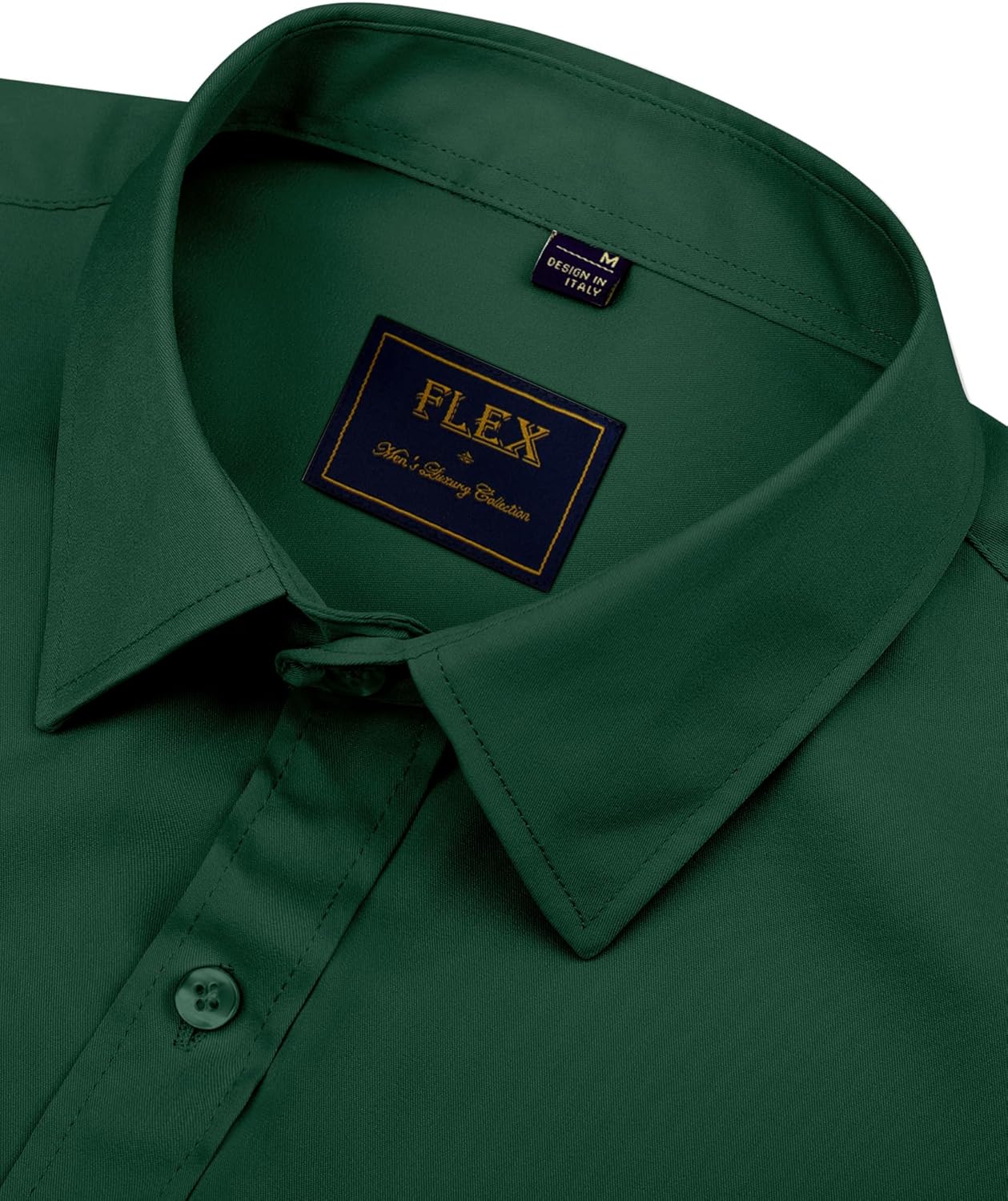 J.VER Men's Dress Shirts Solid Long Sleeve Stretch Wrinkle-Free Formal Shirt Business Casual Button Down Shirts thumbnail