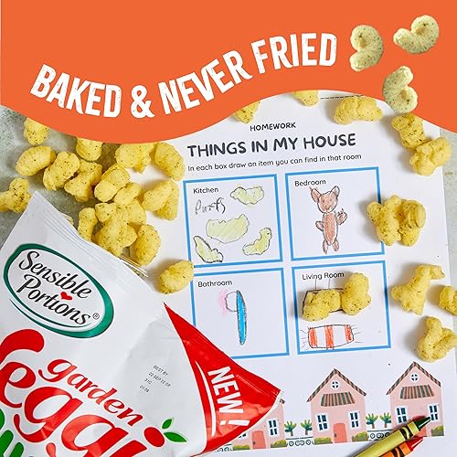 Vista 12 de Sensible Portions Garden Veggie Puffs, Screamin' caliente, 3.75 oz (paquete de 6)