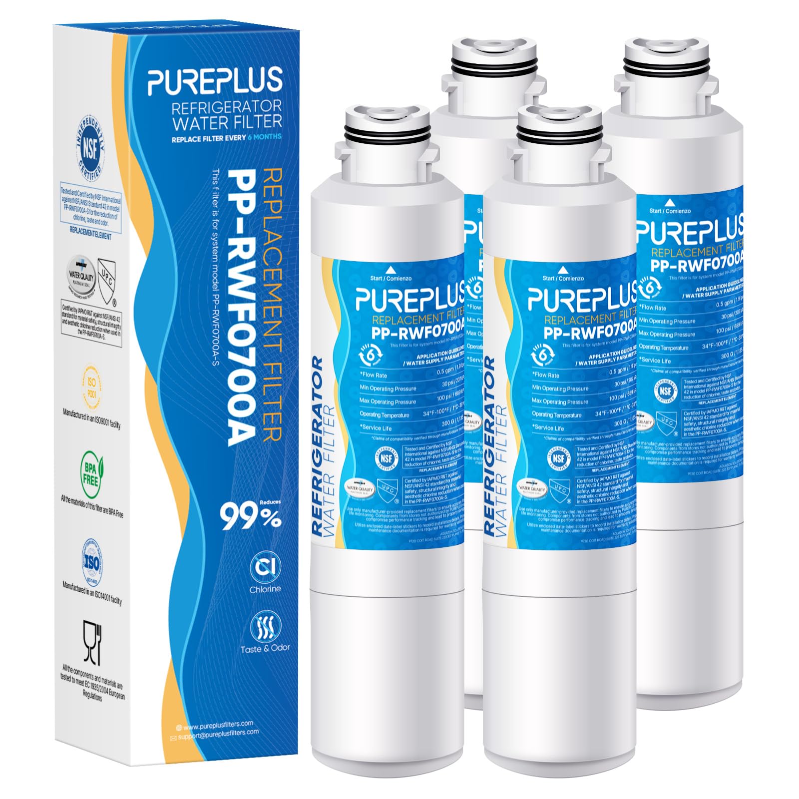 293　　50ml Amazon.com: Waterdrop Plus DA29-00020B NSF 401&53&42