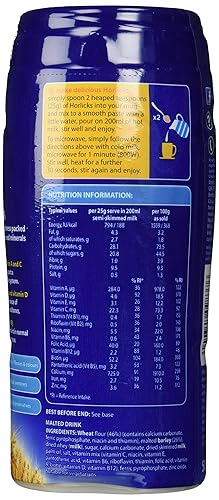 Miniatura 4 de Horlicks Leche malteada en polvo de 1764oz paquete de 4 tarros fabricada en Inglaterra para malta sabor cremoso a malta - Libre de colorantes