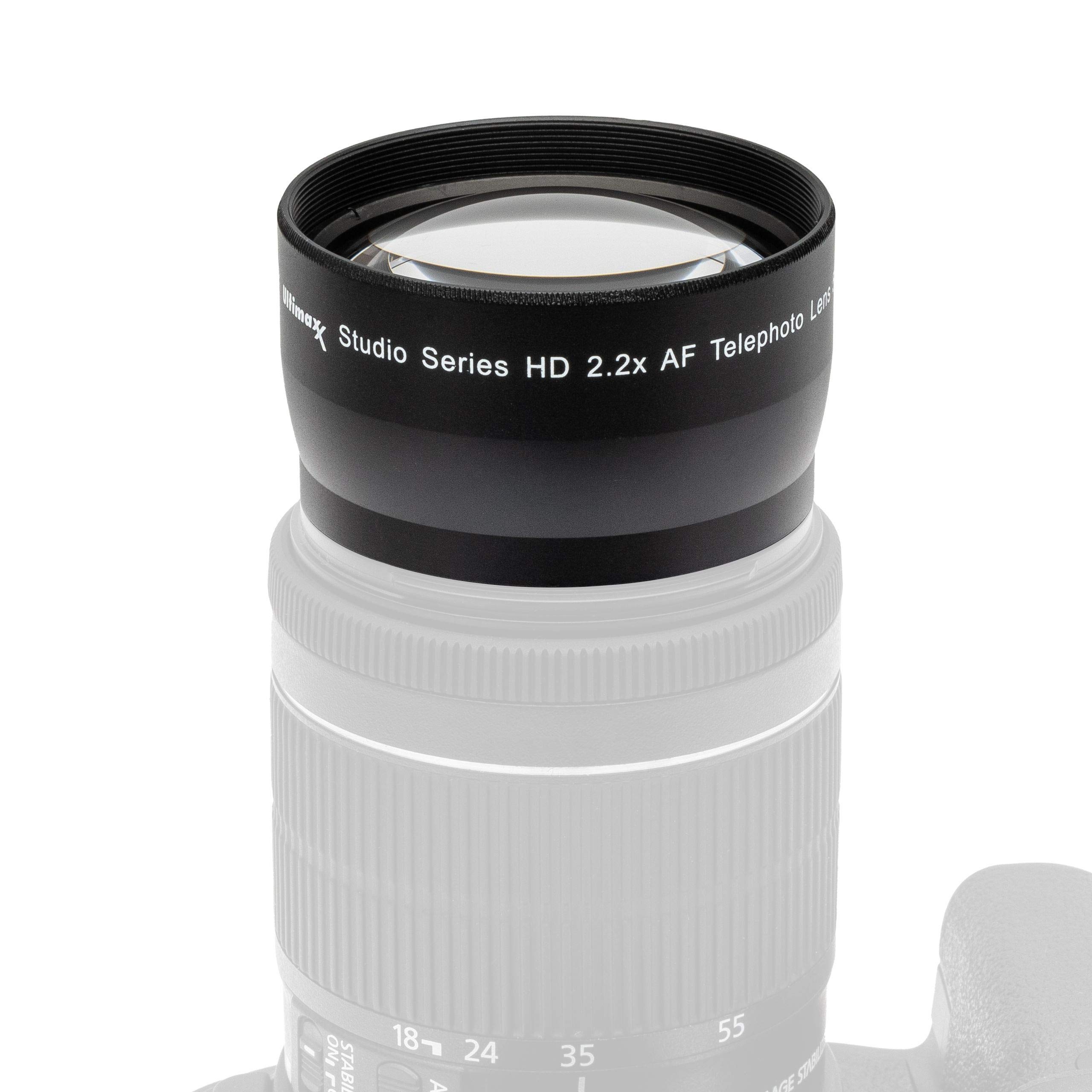 Amazon.com : ULTIMAXX's 72mm 2.2X Telephoto Zoom Lens Attachment