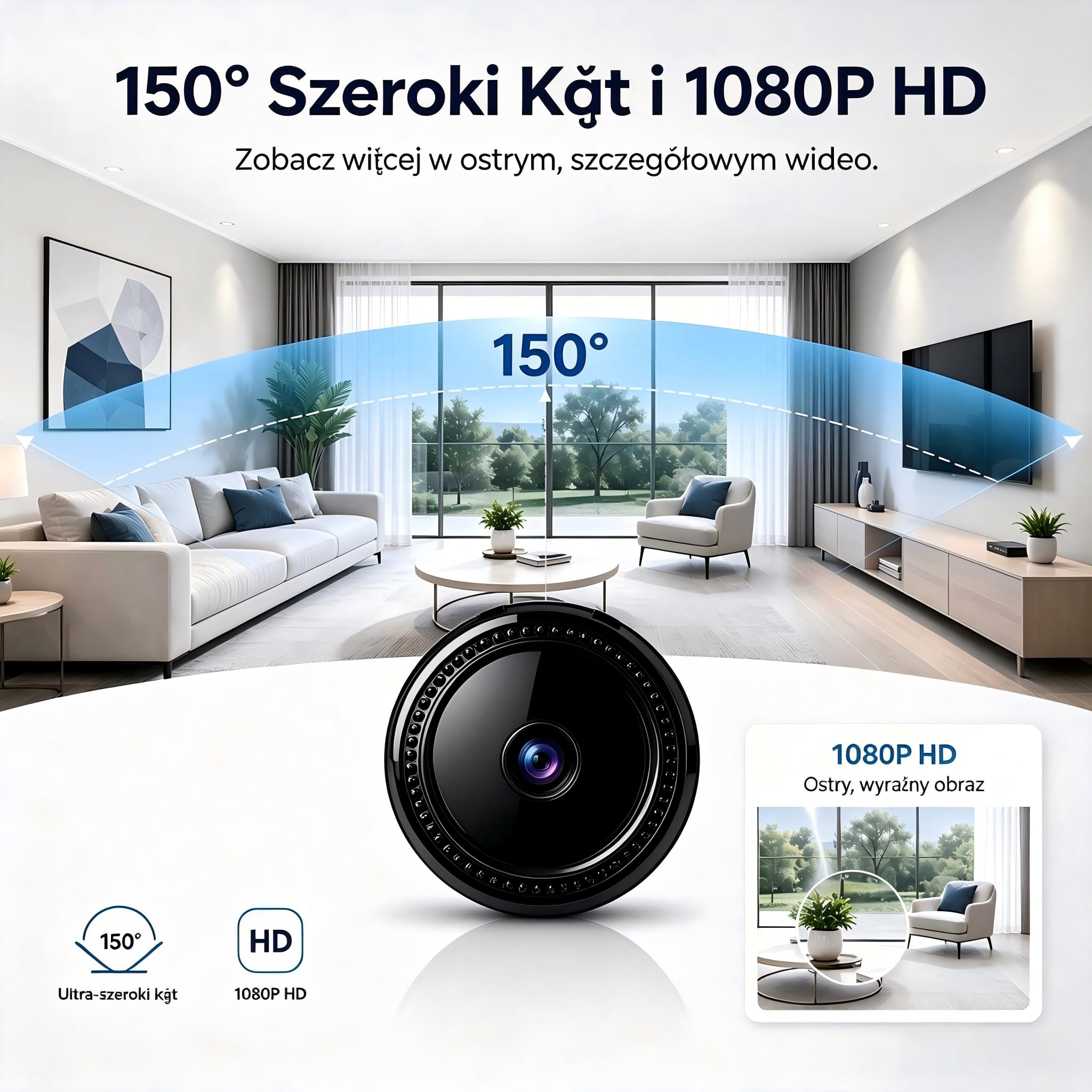 6 PCS 2026 Upgrade ukryta kamera szpiegowska, Mini Security WiFi Camera, HD 1080P Outdoor/Indoor Night Vision Cam for Baby, Pets, Compatible with Smartphone, Tablets A/L11
