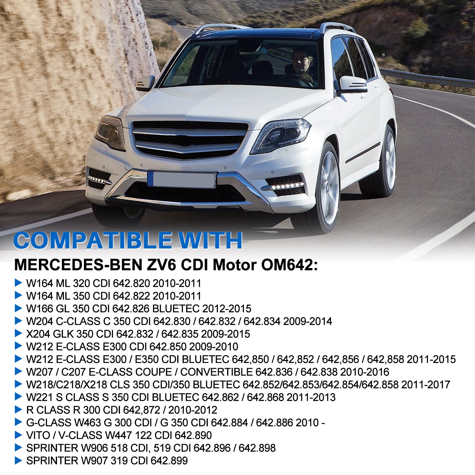 Wpengfei Store AP02 Compatible avec Mercedes Compatible avec Sprinter Compatible avec Vito Compatible avec Valve de purge Euro 4 Régulation de pression A6420101791, 6420101791, A 642 010 17 91