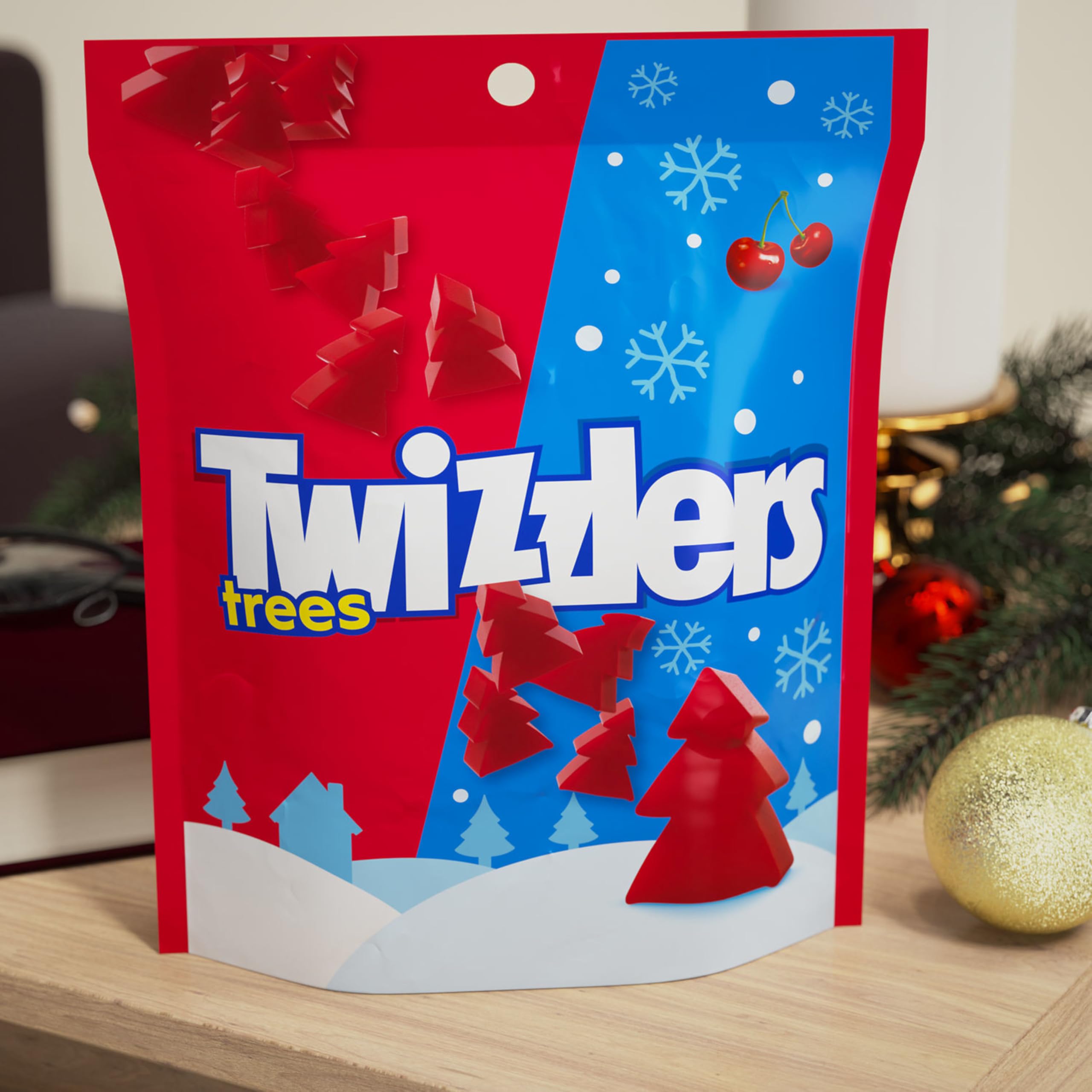 Amazon.com : TWIZZLERS Cherry Flavored Trees Chewy, Christmas