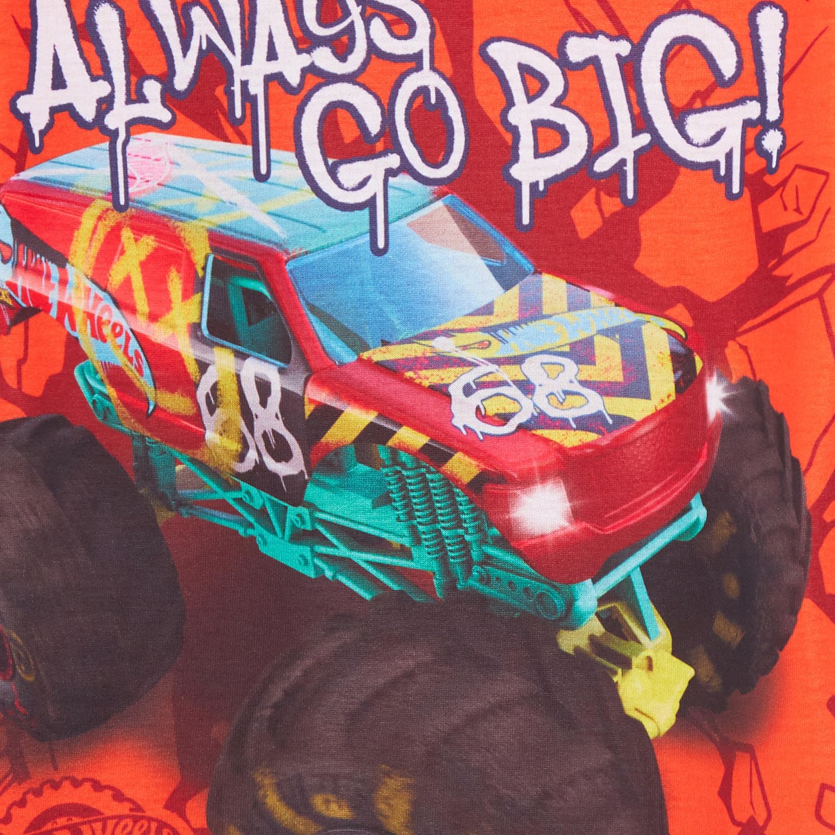 Hot Wheels Zestaw 3 Koszulek Monster Trucks Dla Dzieci Krótki Rękaw