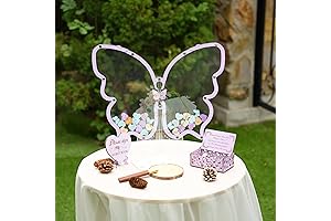 Sweet 15 Quinceañera Guest Book Alternative - Unique Butterfly Guest Book