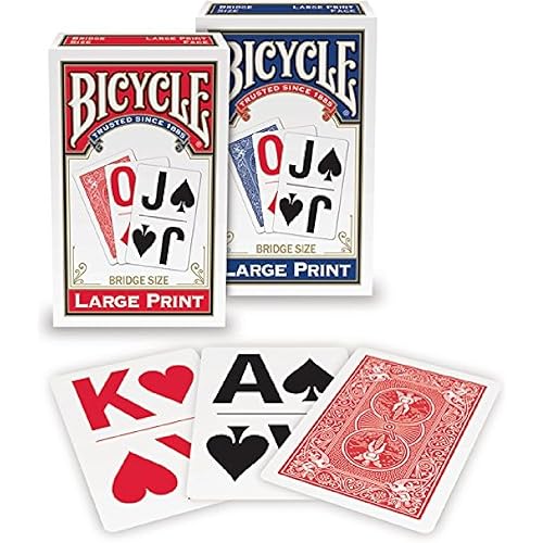 Bicycle Large Print Playing Cards (2-Pack)