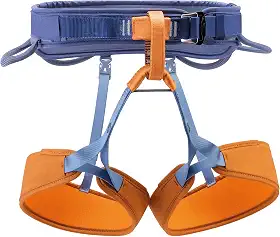 CORAX LT - CADEIRINHA PARA ESCALADA, AZUL/CORAL, TAM GG