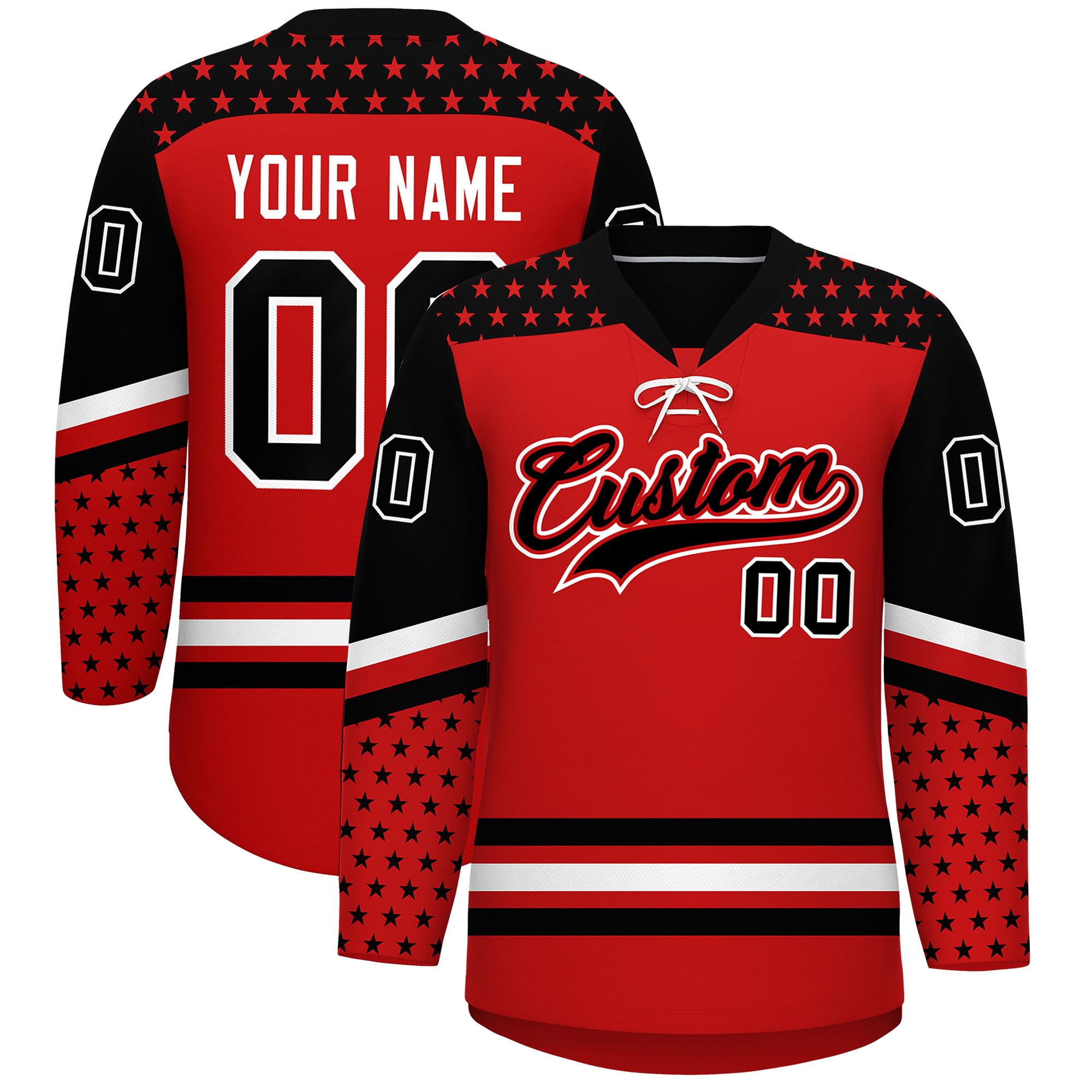 Personalized Ice Hockey Jersey Team Uniforms Stitched Practice Jerseys for Men Women Youth Kids