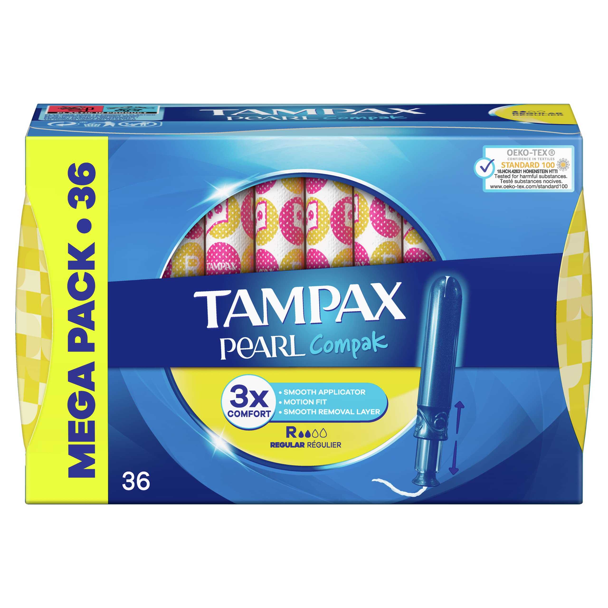 Tampax Compak Pearl Regular tampony, 36 sztuk