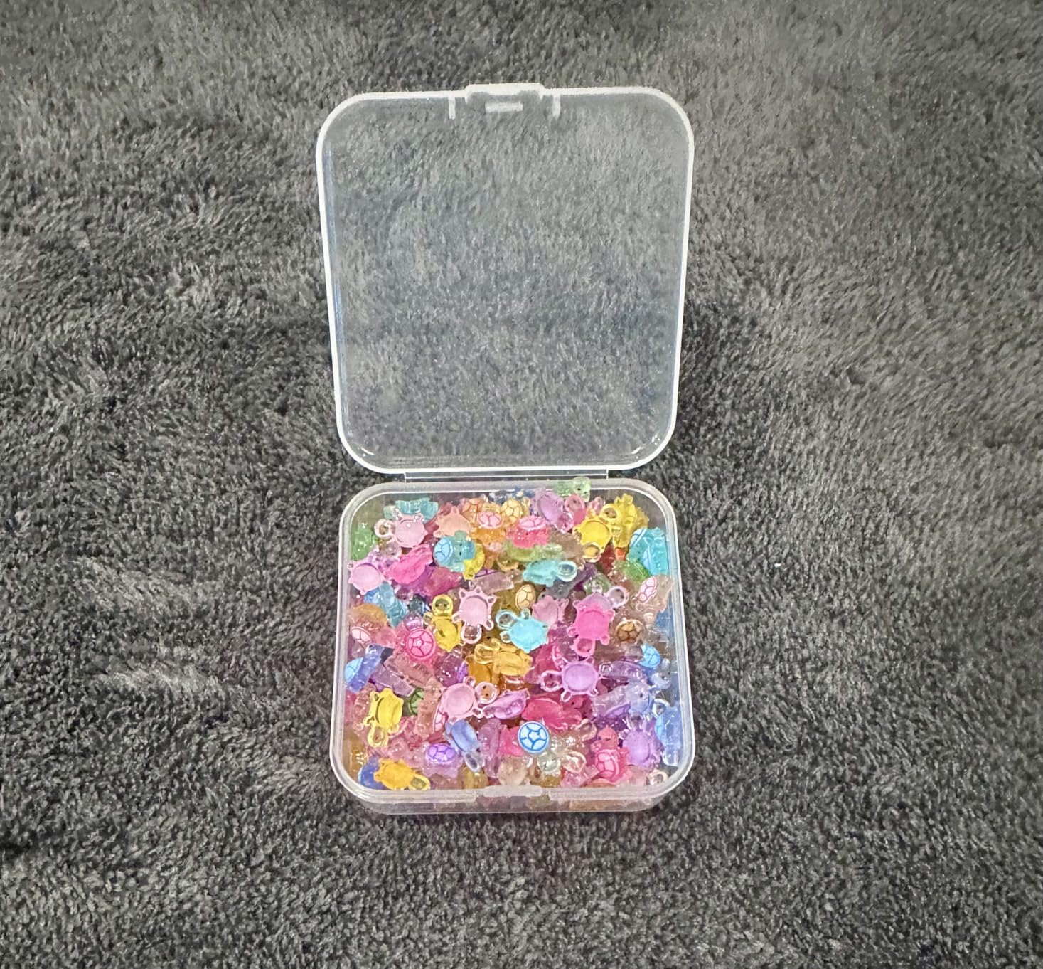 200 Pcs Luminous Mini Turtles with Storage Box, Tiny Resin Animals ...