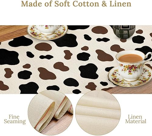 Vista 155 de Camino de mesa de chef de cocina, camino de mesa de chef grueso, decoración de granja, decoración de chef para la cocina, decoración de cocina