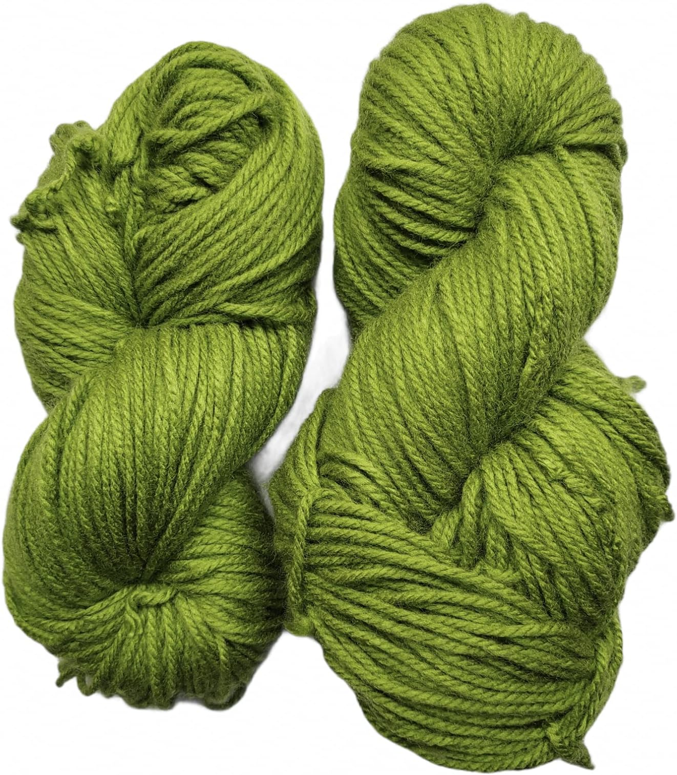 JEFFY Oswal Knitting Yarn Thick Chunky Wool,Varsha Apple Green 200 Gm Best Used With Knitting Needles,Crochet Needles Wool Yarn For Knitting,Hand Knitting Yarn. By Oswal Shade No-20