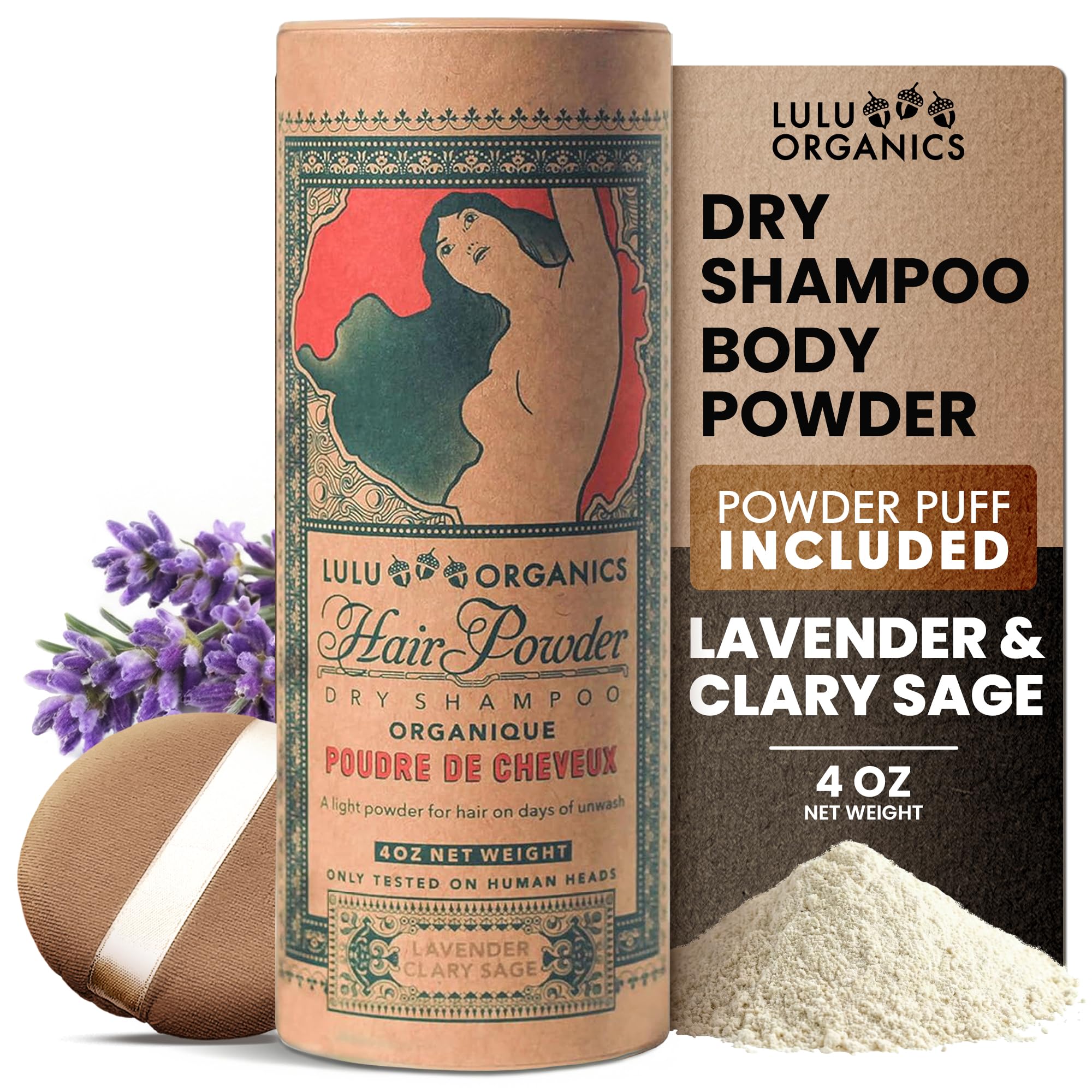 Amazon.com: Lulu Organics Dry Shampoo Powder - Non-aerosol