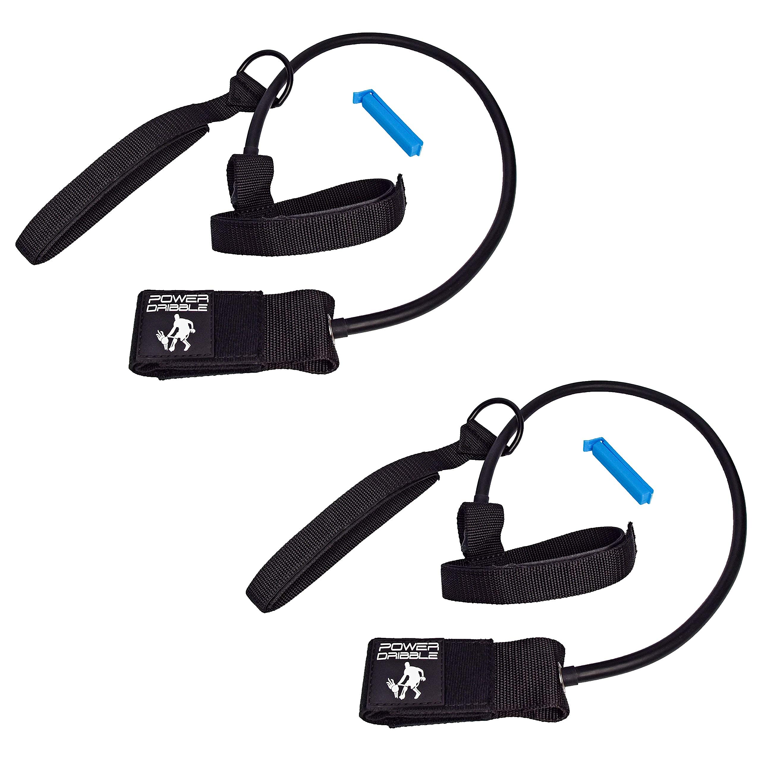 Power Dribble Basketball Training Equipment - Resistance Bands for Ball Handling Skills - Dribbling Training Aid for Youth, High School, College and Pro Athletes