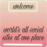 attractive display Social star -world\'s all social sites at one place