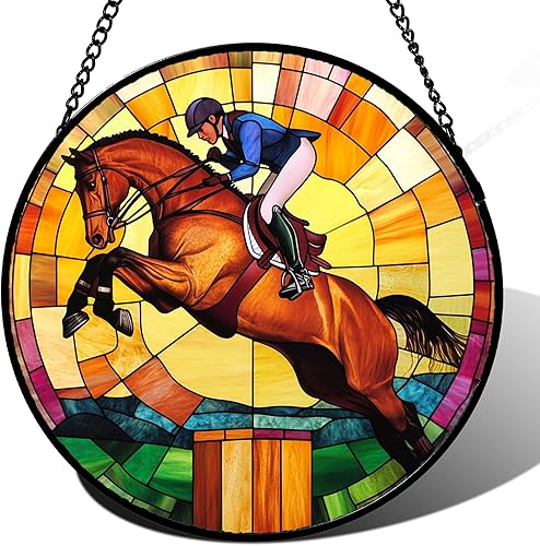 Miniatura 13 de Colgante de Vidrieras para Ventana - 5 Gatos en una Rama Atrapasol para Ventanas Puertas Decoración del Hogar y Navidad, Día de la Madre Día del