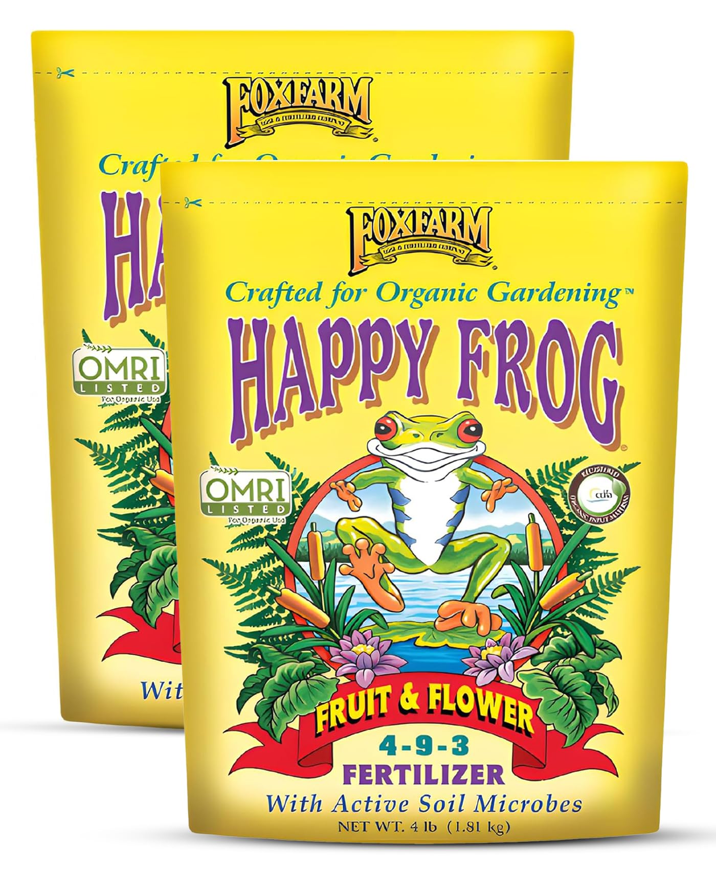 FoxFarm Happy Frog Fruit & Flower Fertilizer 4-9-3