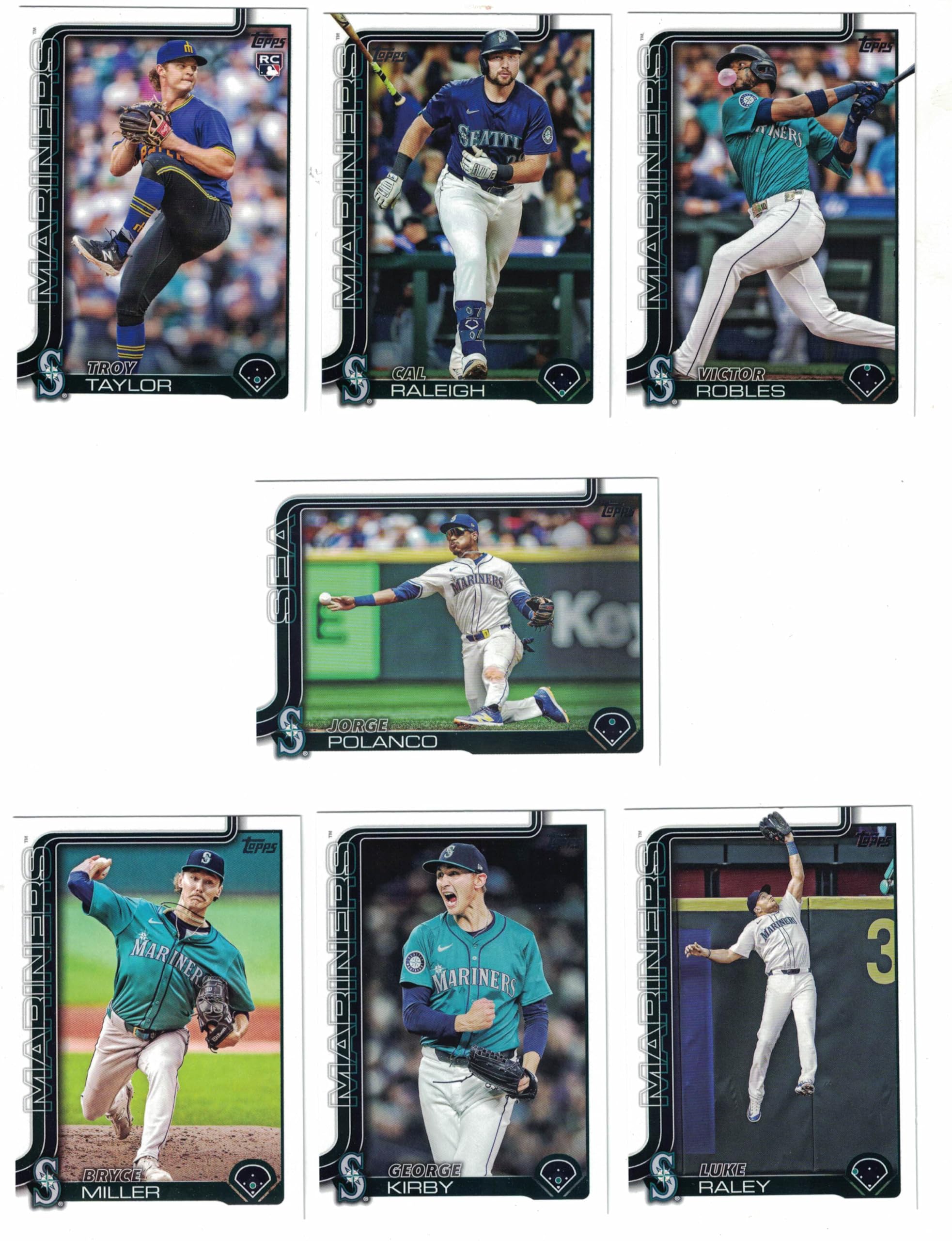 Amazon.com: Seattle Mariners/Complete 2025 Topps Seattle Mariners