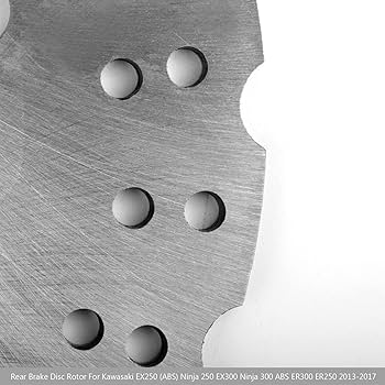 Amazon.com: Mad Hornets Rear Brake Rotor Disc Fit for Kawa