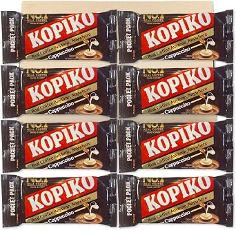 PrimeSellerJapan KOPIKO Cappuccino Candy Blister Pack 8-Pack 8 pieces x 8 packs PSJBOX Korean Candy