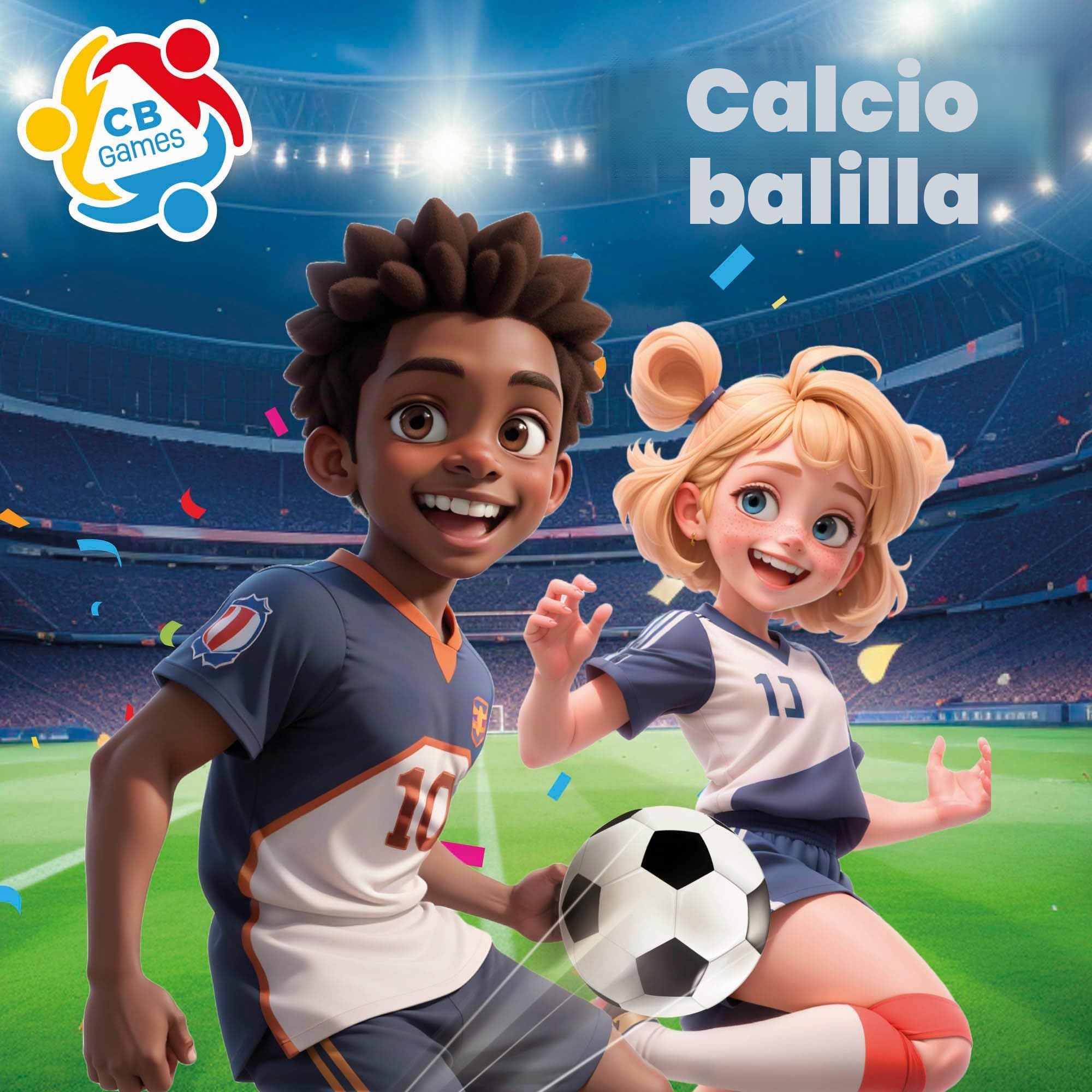 ColorBaby - Calciobalilla in Legno Premium 60 x 30 x 20 cm