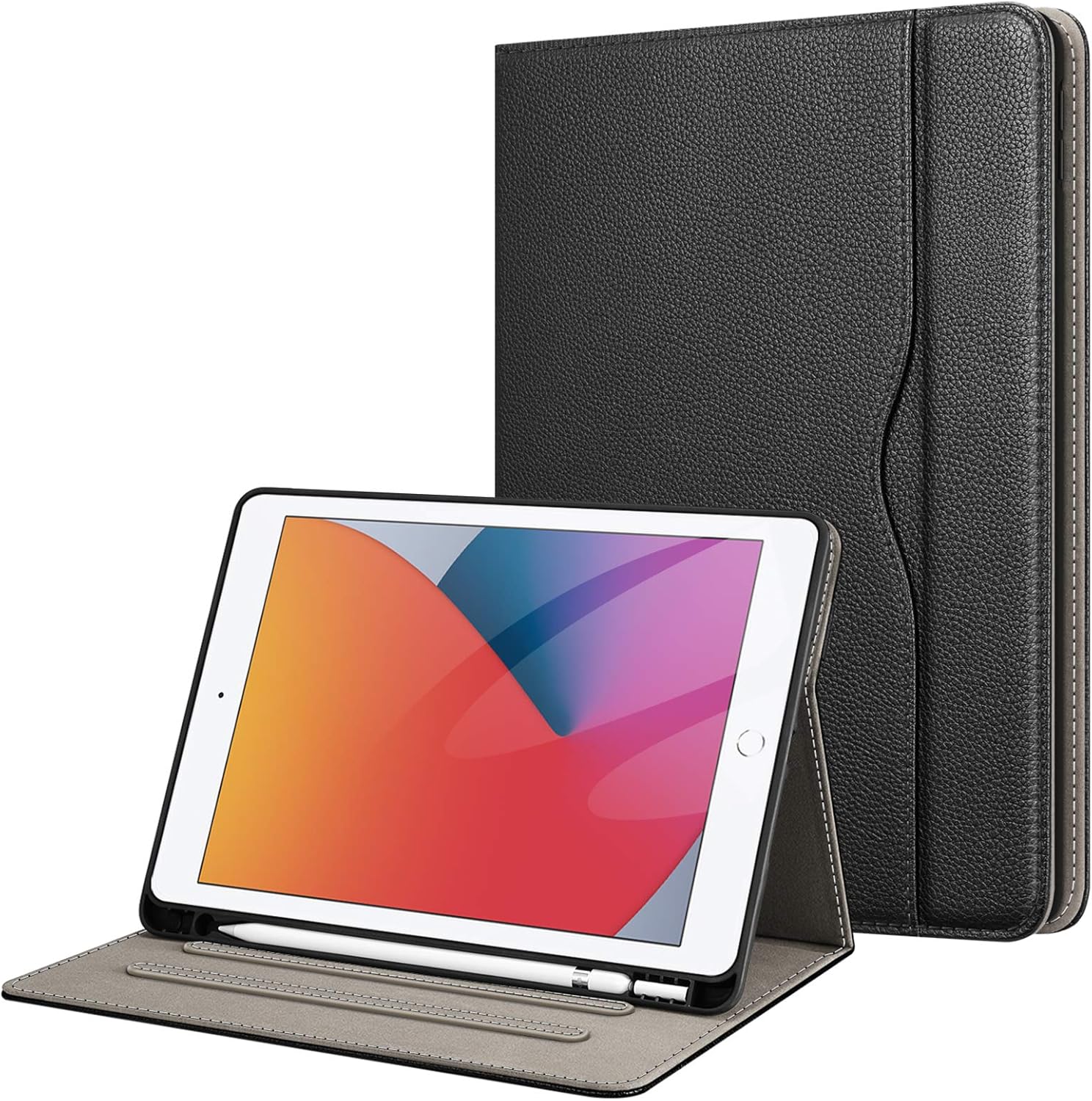 Get Discount 70% Price Fintie Folio Case for iPad 9th / 8th / 7th Generation (2021/2020/2019) 10.2 Inch - Multi-Angle Viewing Soft TPU Smart Stand Back Cover with Pocket, Pencil Holder, Auto Wake/Sleep, Blossom