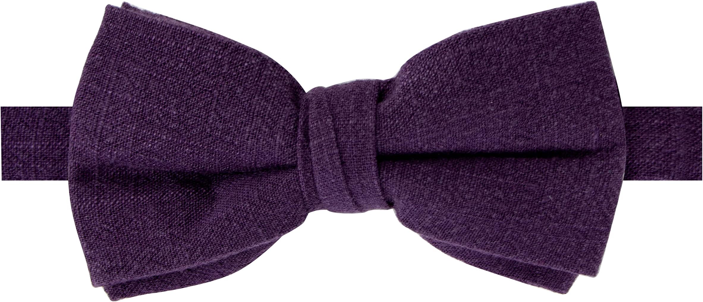 Spring Notion Men's Linen Blend Bow Tie