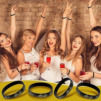 Amazon.com: Sratte 30 Pcs VIP Bracelets VIP Silicone