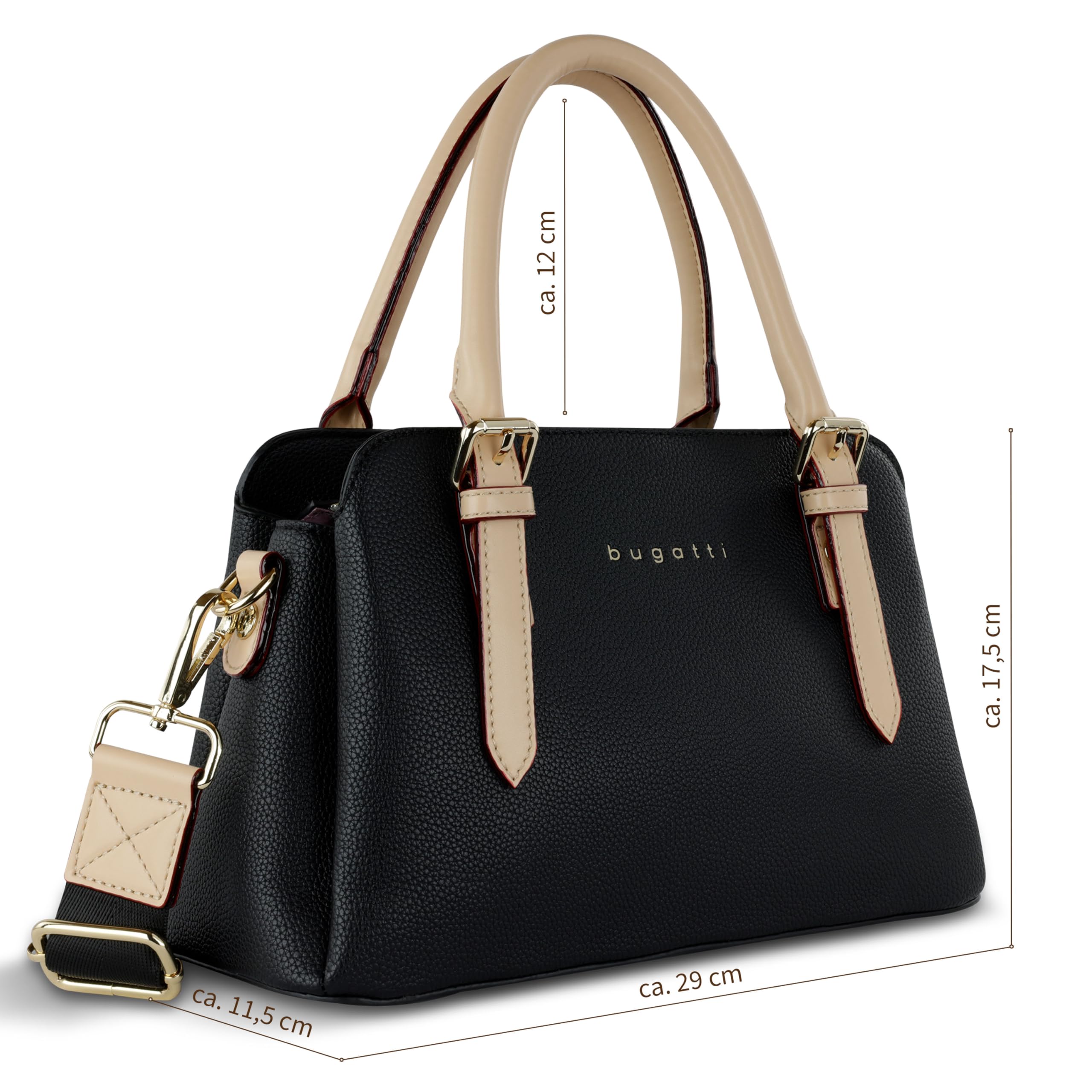 bugatti Ella Damen Handtasche, Henkeltasche