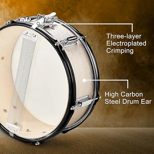 Vista 14 de Ktaxon Juego de batería para adultos de 22 pulgadas, kit de 5 piezas de tamaño completo con soportes de platillo, soporte de sombrero, palos, pedal