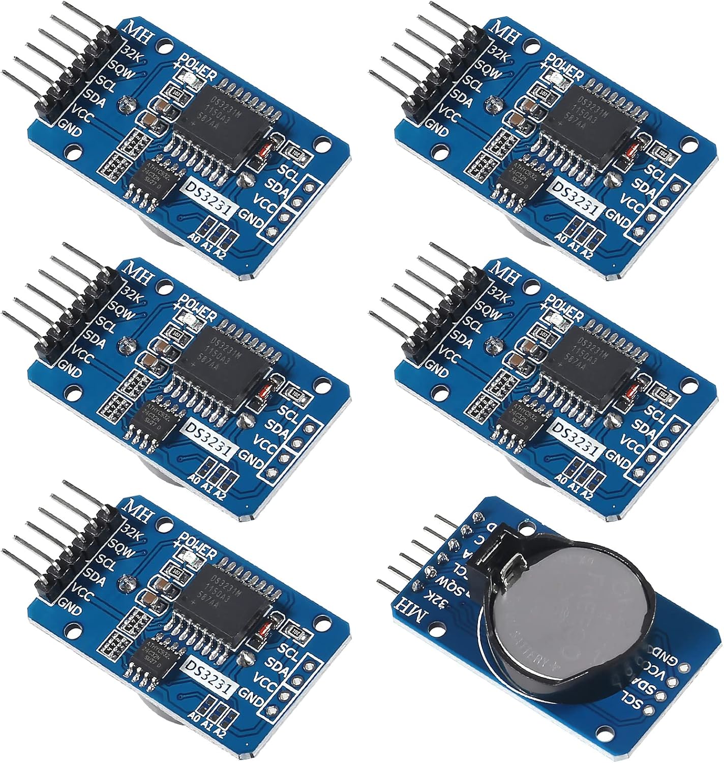 ACEIRMC DS3231 AT24C32 Clock Module - High Precision Real Time Clock ...