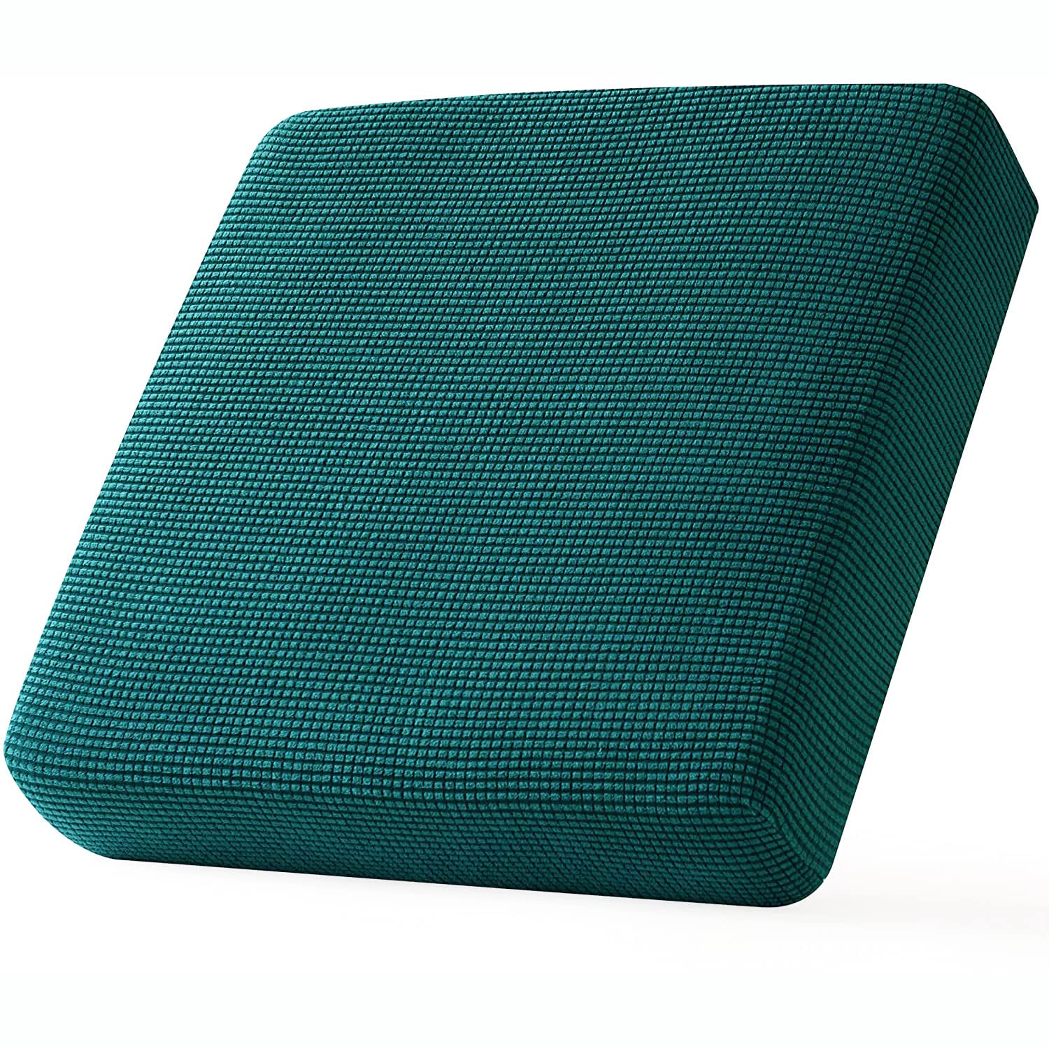 Sofa Cushion Covers Customization Tailor Made Sofa Seat Cushion Slipcovers Stretch Polar Fleece Sofacushion Backrest Cover Replacement (Teal,Small)