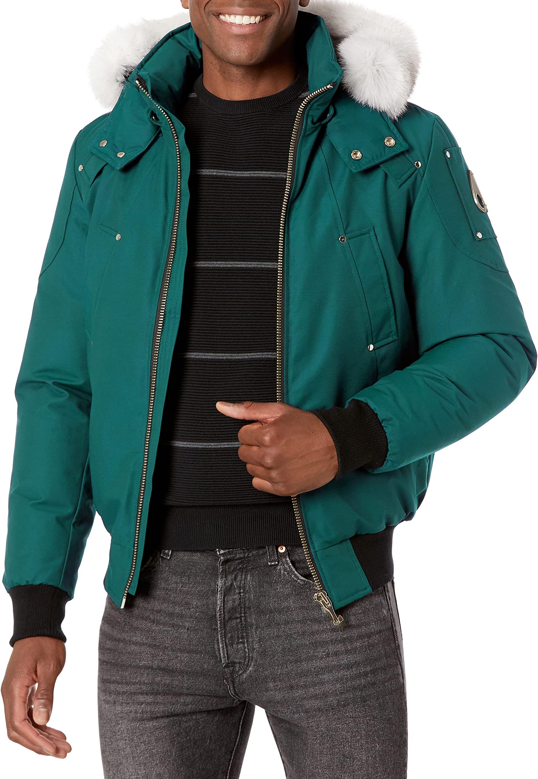 Moose Knuckles Men's Ballistic Bomber Jacket