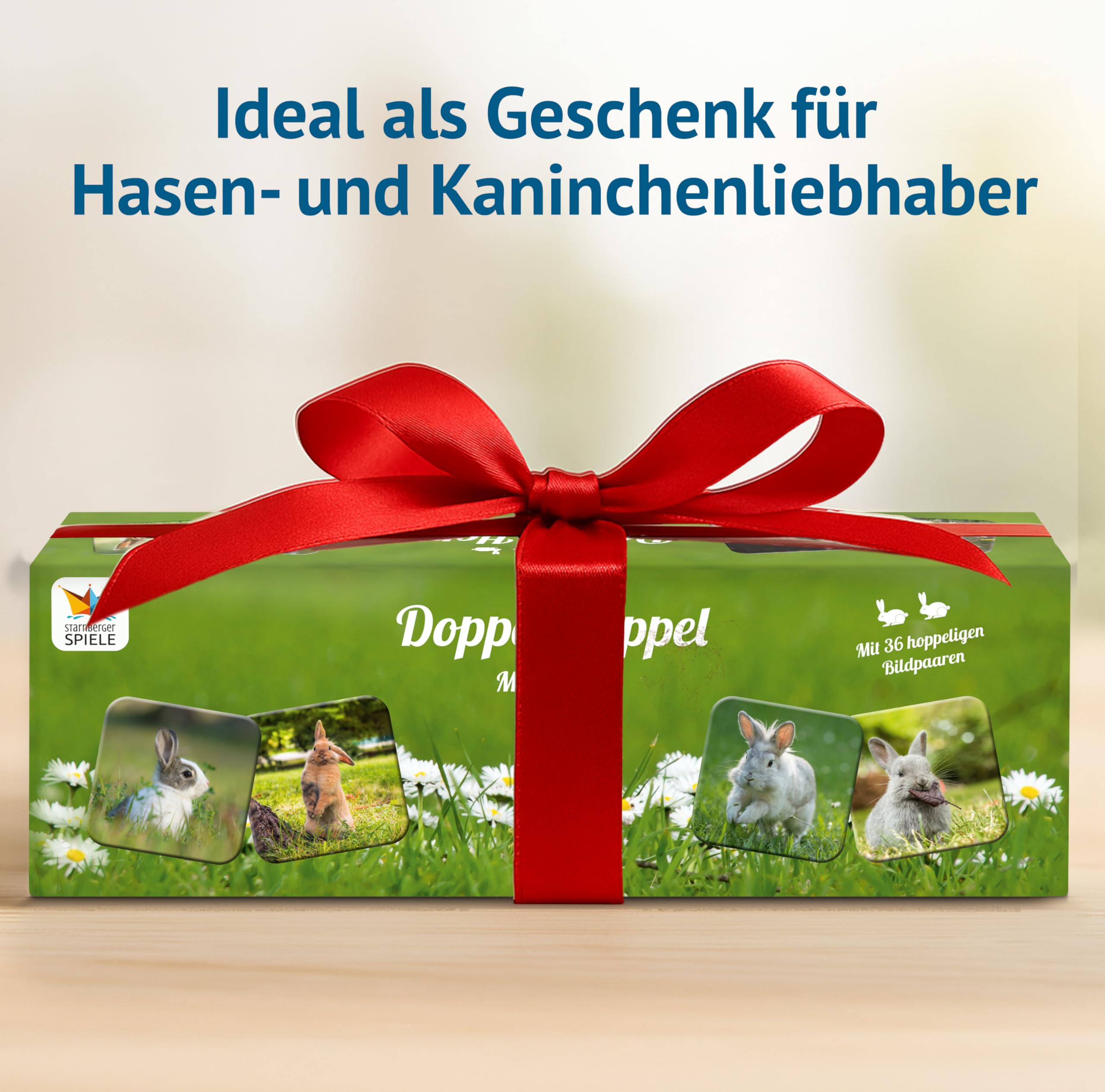 Starnberger Spiele - Doppio hoppel conigli – Gioco fantastico per tutta la famiglia