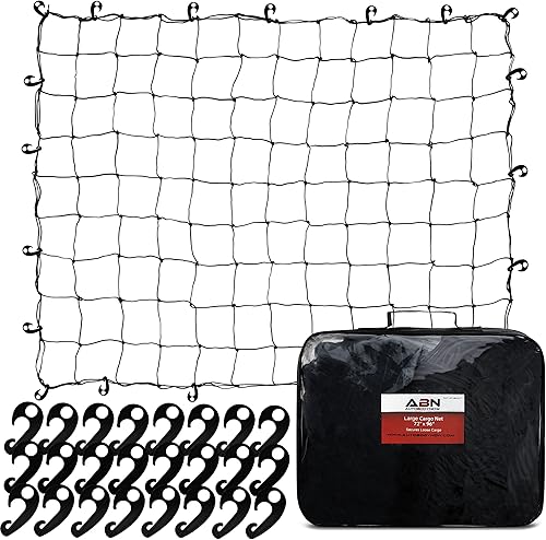 ABN Red de carga multipropósito alta resistencia con ganchos de nailon