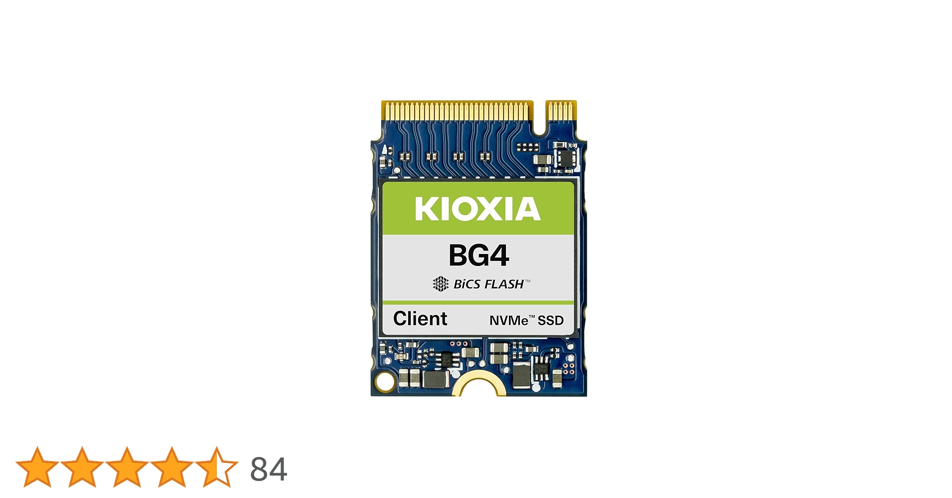 Kioxia KBG40ZNS256G Client SSD 256GB NVMe/PCIe M.2 2230, Solid State Drive