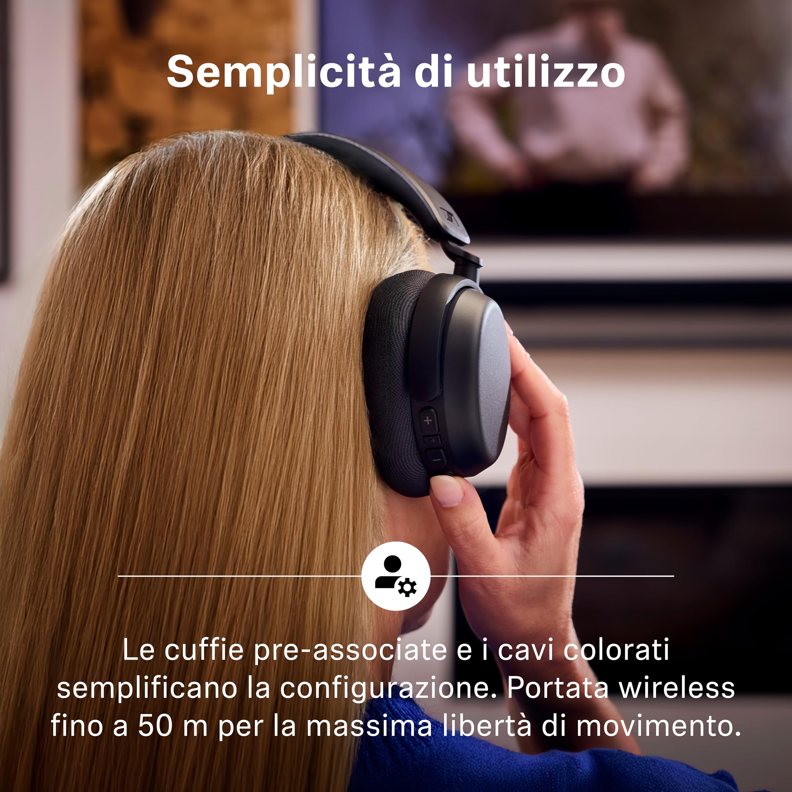 Sennheiser RS 255 Cuffie TV Wireless · Bluetooth — immagine 5 di 16